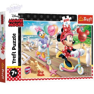 Puzzle - 200 - Minnie na plaży - Disney Minnie Trefl 13262