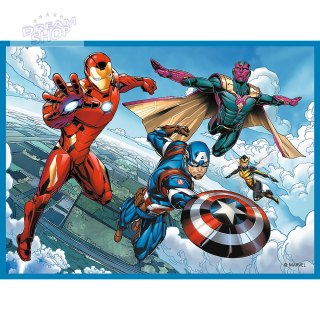 Puzzle - 2w1 + memos - Bohaterowie w akcji / Disney Marvel The Avengers Trefl 93333