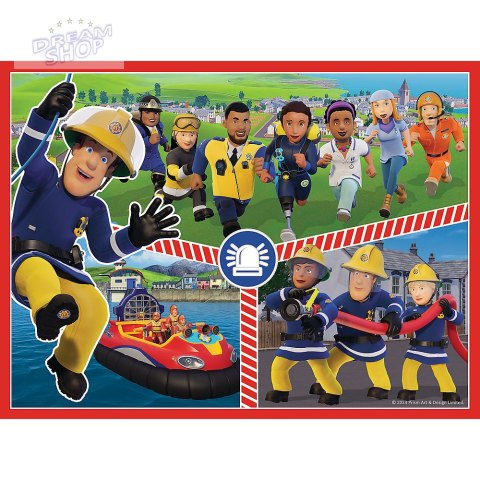 Puzzle - 2w1 + memos - Drużyna Strażaka Sama Trefl 93334 Puzzle - 2w1 + memos - Drużyna Strażaka Sama Trefl 93334
