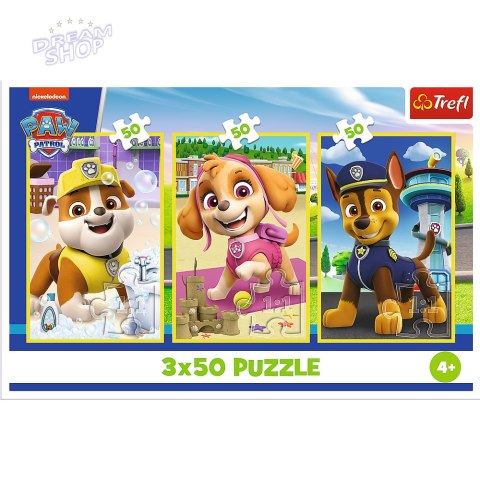 Puzzle - 3x50 - Nasze pieski Trefl 34878 Puzzle - 3x50 - Nasze pieski Trefl 34878