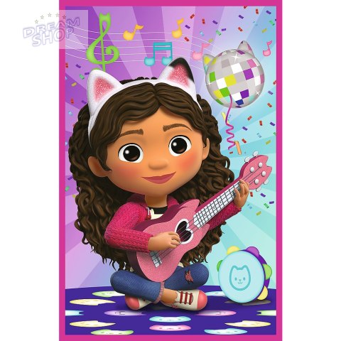 Puzzle - 3x50 - Poznajcie Gabby i kotki - Universal Gabbys Dollhouse Trefl 34876