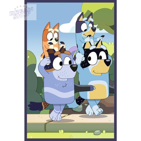 Puzzle - 3x50 - Rodzina Bluey Trefl 34890