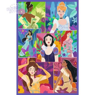 Puzzle - 3x80 - Księżniczki przyjaciółki - Disney Princess Trefl 34884