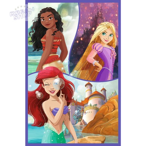 Puzzle - 3x80 - Księżniczki przyjaciółki - Disney Princess Trefl 34884 Puzzle - 3x80 - Księżniczki przyjaciółki - Disney Princess Trefl 34884