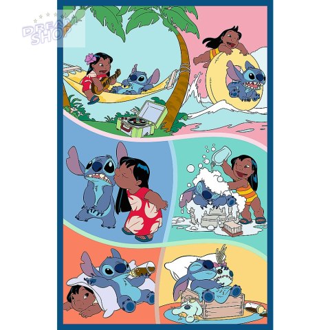 Puzzle - 3x80 - Świat Stitcha Trefl 34885