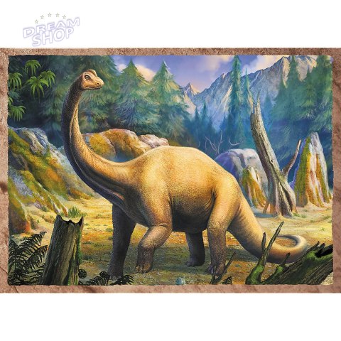 Puzzle - 4w1 - Ciekawe dinozaury / Trefl 34383 Puzzle - 4w1 - Ciekawe dinozaury / Trefl 34383