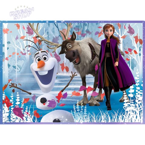 Puzzle - 4w1 - Podróż w nieznane / Disney Frozen Trefl 34323