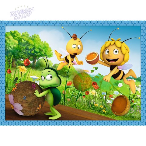 Puzzle - 4w1 - Przygody Pszczółki Mai Trefl 34356 Puzzle - 4w1 - Przygody Pszczółki Mai Trefl 34356