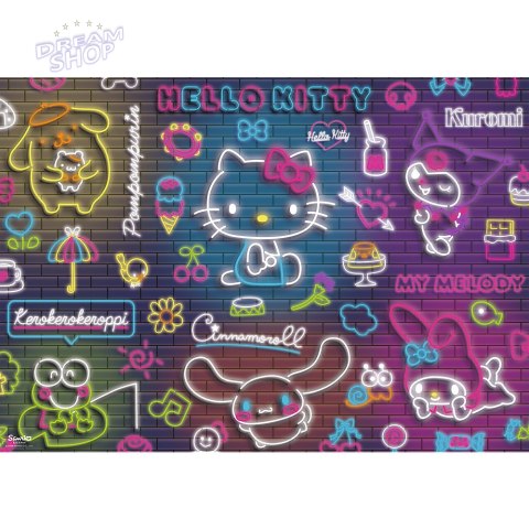Puzzle - 500 - Neon Hello Kitty Trefl 37523