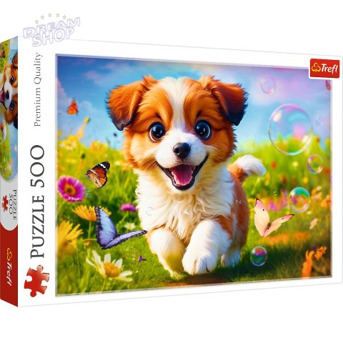 Puzzle - 500 - Wesoły piesek Trefl 37524 Puzzle - 500 - Wesoły piesek Trefl 37524