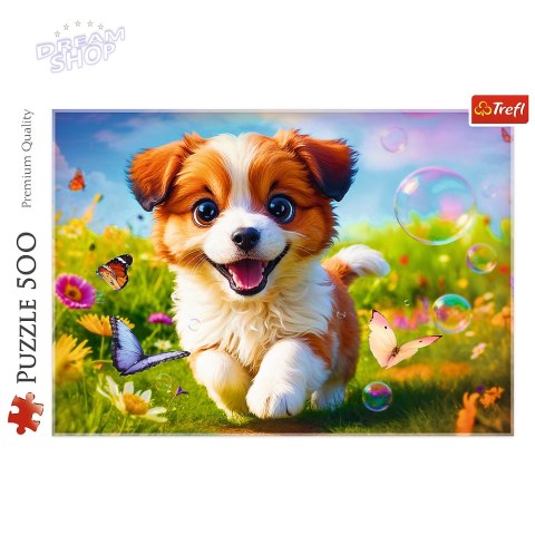 Puzzle - 500 - Wesoły piesek Trefl 37524 Puzzle - 500 - Wesoły piesek Trefl 37524