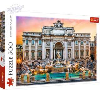 Puzzle 500 el. Fontanna di Trevi, Rzym Trefl 37292