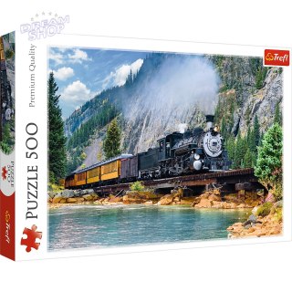 Puzzle 500 el. Górski pociąg Trefl 37379