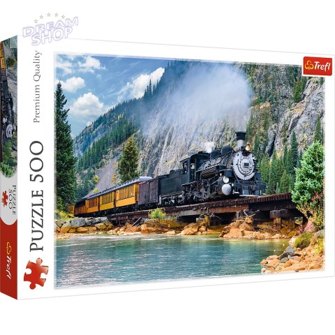 Puzzle 500 el. Górski pociąg Trefl 37379 Puzzle 500 el. Górski pociąg Trefl 37379