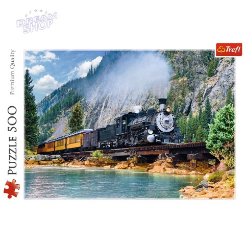 Puzzle 500 el. Górski pociąg Trefl 37379 Puzzle 500 el. Górski pociąg Trefl 37379