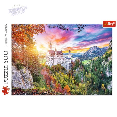 Puzzle 500 el. Widok na zamek Neuschwanstein, Niemcy Trefl 37427 Puzzle 500 el. Widok na zamek Neuschwanstein, Niemcy Trefl 37427