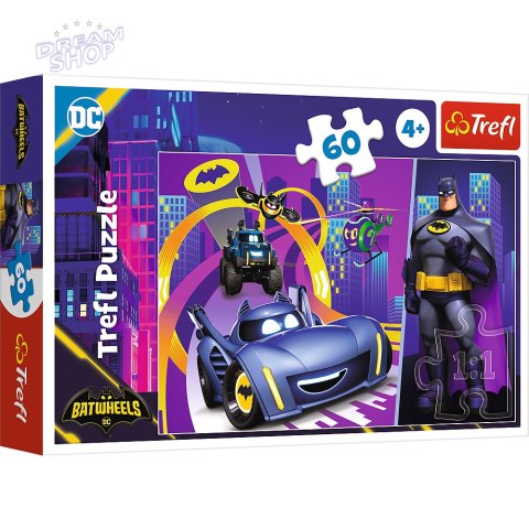 Puzzle - 60 - Batman i jego pojazdy Trefl 17400 Puzzle - 60 - Batman i jego pojazdy Trefl 17400