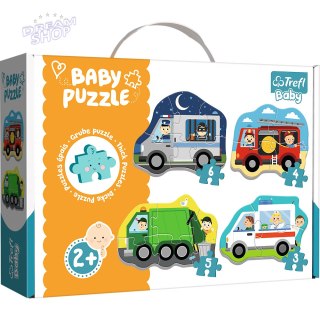 Puzzle - Baby Classic - Pojazdy i zawody / Trefl Baby 36071