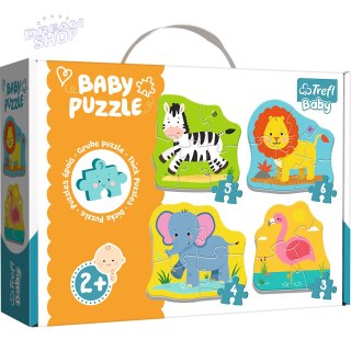 Puzzle - Baby Classic - Zwierzątka na safari / Trefl Baby 36073