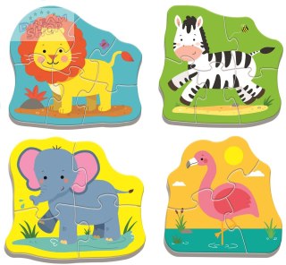 Puzzle - Baby Classic - Zwierzątka na safari / Trefl Baby 36073