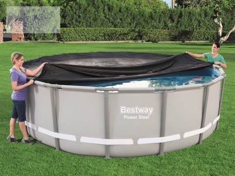 Bestway POKRYWA na basen stelażowy 488cm 58249 Bestway POKRYWA na basen stelażowy 488cm 58249