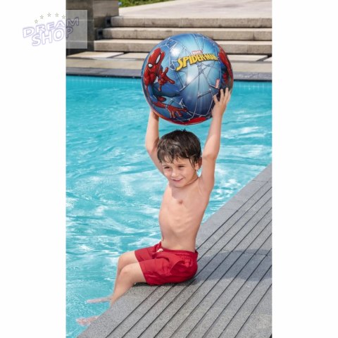 Bestway Piłka plażowa dmuchana Spiderman 51 cm 98002 Bestway Piłka plażowa dmuchana Spiderman 51 cm 98002