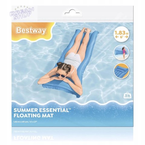 Bestway materac dmuchany do pływania 183x69 cm 44007N Bestway materac dmuchany do pływania 183x69 cm 44007N