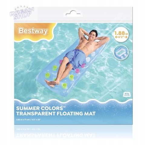 Bestway materac do pływania 177cm 43040 N Bestway materac do pływania 177cm 43040 N