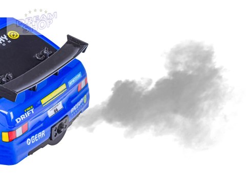 DUŻY Samochód Do Driftu Auto RC Drift 1:16 2,4 GHz PARA DYM Srebrna Toyota 4WD LED DUŻY Samochód Do Driftu Auto RC Drift 1:16 2,4 GHz PARA DYM Srebrna Toyota 4WD LED