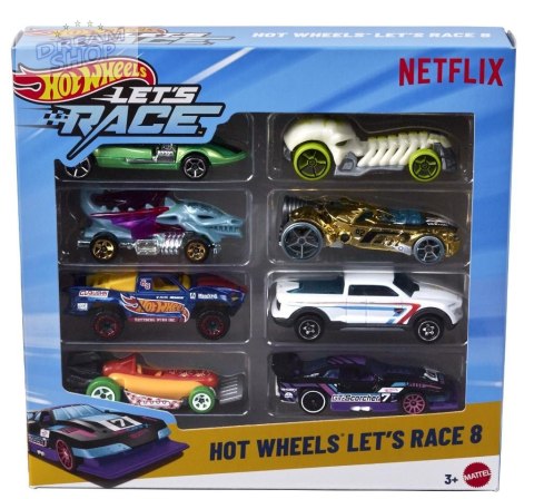 Hot Wheels Let's Race Zestaw 8 pojazdów