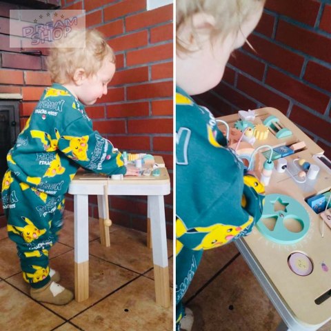 Lulilo Stolik manipulacyjny montessori kolorowy