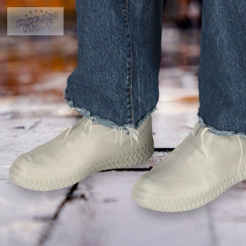 Ochraniacze na buty wodoodporne kalosze M szare
