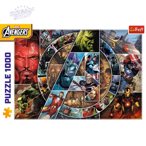Puzzle - 1000 - Avengers: BohaterowieFSC Mix 70% 10934 Puzzle - 1000 - Avengers: BohaterowieFSC Mix 70% 10934