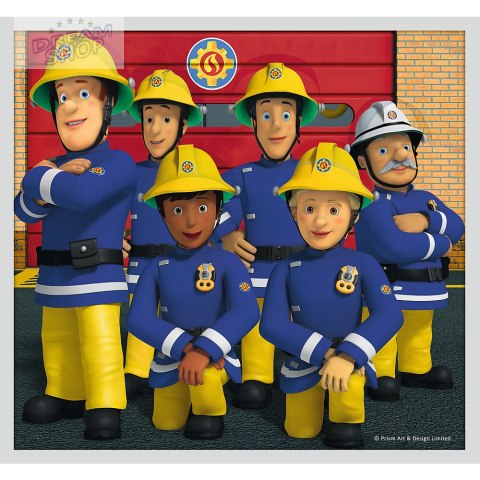 Puzzle - 10w1 - Poznaj ekipę ratunkową Sama / Prism AandD Fireman Sam 90382 Puzzle - 10w1 - Poznaj ekipę ratunkową Sama / Prism AandD Fireman Sam 90382