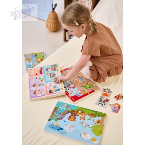 VIGA Puzzle Dźwiękowe Odkrywamy Naturę