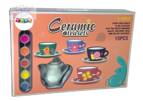 Zestaw Do Herbaty DIY Farby Malowanie Porcelana Zestaw Do Herbaty DIY Farby Malowanie Porcelana