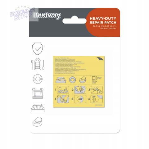 Zestaw łatek naprawczych 10szt Bestway 62068