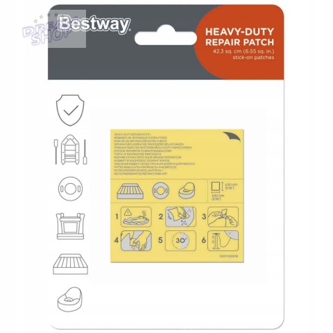 Zestaw łatek naprawczych 10szt Bestway 62068