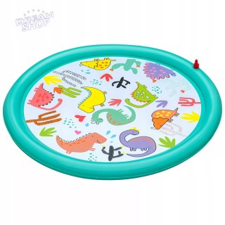 Brodzik mata wodna fontanna 122cm zraszacz dino ślizgawka Bestway 52698