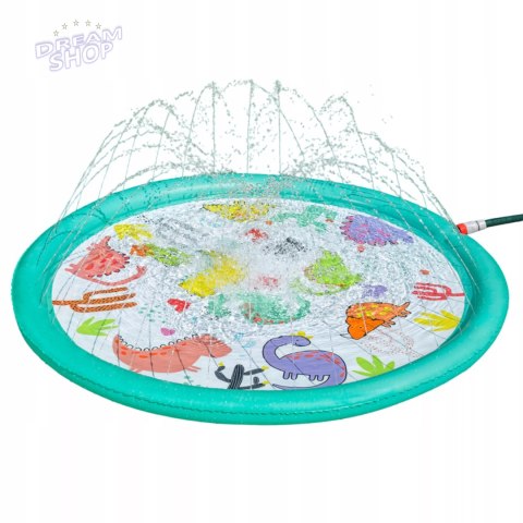 Brodzik mata wodna fontanna 122cm zraszacz dino ślizgawka Bestway 52698