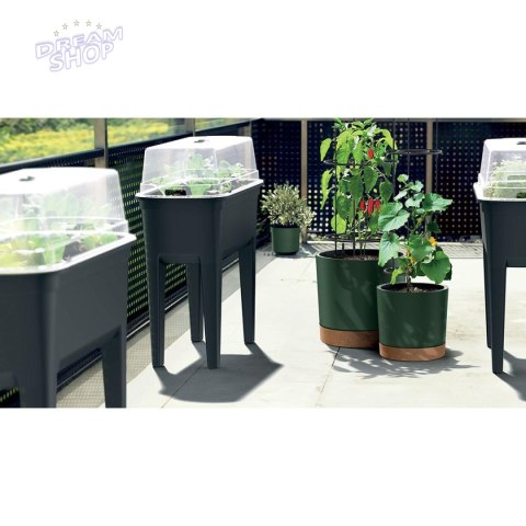 DONICZKA DO SADZENIA POMIDORÓW Z DRABINKĄ POJEMNOŚCI 28L HOME GROWER - ZIELNA PINIA