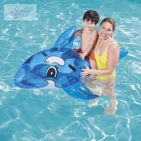 Dmuchany delfin zabawka do pływania dla dzieci uchwyty Bestway 41037 Dmuchany delfin zabawka do pływania dla dzieci uchwyty Bestway 41037