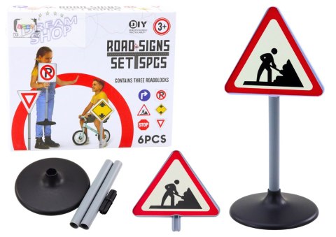 Duży Znak Ostrzegawczy Prace Drogowe Edukacyjny 70cm Duży Znak Ostrzegawczy Prace Drogowe Edukacyjny 70cm