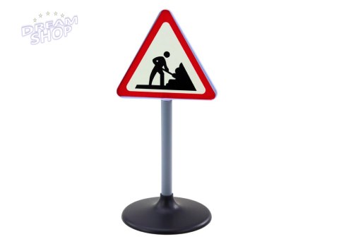 Duży Znak Ostrzegawczy Prace Drogowe Edukacyjny 70cm Duży Znak Ostrzegawczy Prace Drogowe Edukacyjny 70cm