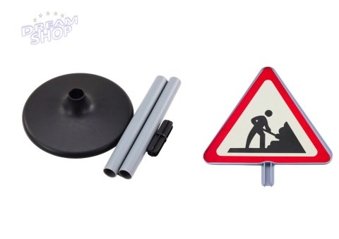 Duży Znak Ostrzegawczy Prace Drogowe Edukacyjny 70cm Duży Znak Ostrzegawczy Prace Drogowe Edukacyjny 70cm
