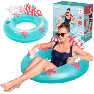 Fotel Koło Nadmuchiwane Do Pływania 100kg Bestway 43730
