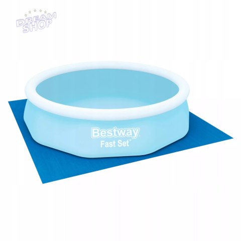 Mata plandeka pod basen stelażowy rozporowy podkład 335x335cm Bestway 58001 Mata plandeka pod basen stelażowy rozporowy podkład 335x335cm Bestway 58001