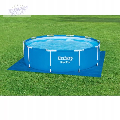 Mata plandeka pod basen stelażowy rozporowy podkład 335x335cm Bestway 58001 Mata plandeka pod basen stelażowy rozporowy podkład 335x335cm Bestway 58001