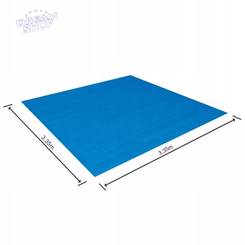 Mata plandeka pod basen stelażowy rozporowy podkład 335x335cm Bestway 58001 Mata plandeka pod basen stelażowy rozporowy podkład 335x335cm Bestway 58001