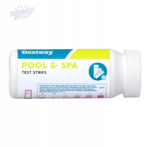 Paski pH do kontroli wody w basenie tester Bestway 58142